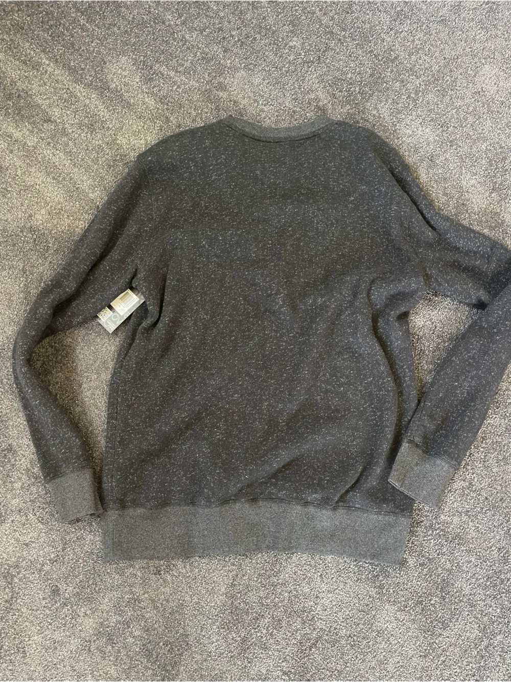 Hurley Men's Charcoal Heather Crewneck Sweater